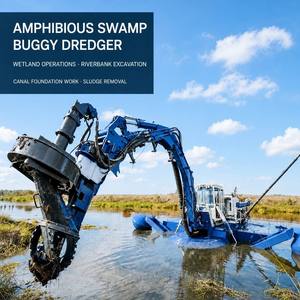 Amphibious Swamp <strong>Buggy</strong> Dredger <strong>for</strong> Wetland Operations Riverbank Excavation Canal Foundation Work and Sludge Removal - Product Image 1