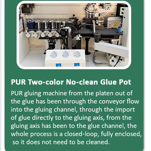 Sosn chế biến gỗ <span class=keywords><strong>CNC</strong></span> Pur keo cạnh dải máy với pre-phay dán bander - Product Image 6