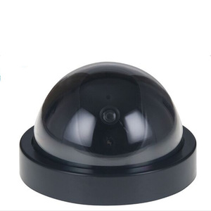 Simulated <b>Security</b> Camera Hemispherical Battery Powered With Light Indoor Outdoor Surveillance Accessory - Product Image 3