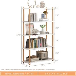 Factory Custom Multi Layer Wooden Storage <b>Book</b> <b>Stand</b> OEM ODM Custom Logo Multifunctional Standing Type Rack Shandong Living Room - Product Image 1