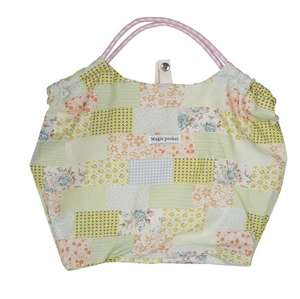 Verano coreano INS personalizado hecho a mano lindo Patchwork Floral tela costura bolso de mano acolchado algodón cordón bolsa de compras - Product Image 1
