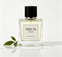 MRUIS Cologne Parfum longue durée aux huiles essentielles boisées naturelles, parfum frais pour usage quotidien, bureau, rendez-vous et soirées