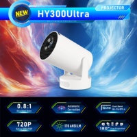 Projecteur HY300Ultra à faible bruit, sans fil, 720P, projecteur de cinéma maison, Android 14.0, mise en miroir de l'écran, projecteur LED 4K HY300 Ultra