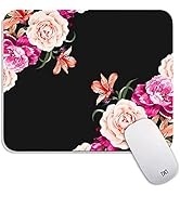Tapis de souris personnalisé avec impression florale BSCI Chine, tapis de souris de qualité supérieure, lavable, antidérapant, pour le jeu et le bureau