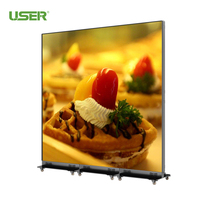 Pantalla LED Plegable para Interiores, Portátil, P1.25/P1.53/P1.86/P2/P2.5, para Centros Comerciales y Conferencias