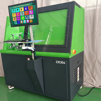 Máquina de Prueba de Inyectores Diésel Common Rail CR304 con Función de Codificación, Puede Probar Cuatro Inyectores Simultáneamente