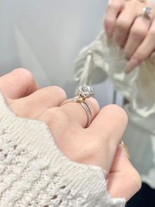 แหวนหมั้นเพชรแล็บโกรว์ 1 กะรัต ทองคำแท้ 18K รุ่น Xinfly Custom ประดับเพชรหลัก Au750 DR Bouquet Platinum CVD เครื่องประดับชั้นดี - Product Image 2