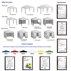 <span class=keywords><strong>Tenda</strong></span> da esposizione pesante portatile <span class=keywords><strong>viola</strong></span> 3x3m pieghevole per affari con stampa Logo personalizzata - Product Image 4
