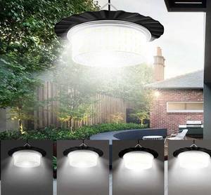 Hanglamp Op Zonne-Energie Buitenverlichting Ip65waterdichte Hanglampen Led Plafondlamp Met Zonnepaneel - Product Image 4