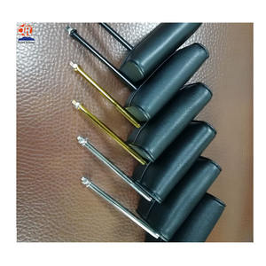 Présentoir de <span class=keywords><strong>montre</strong></span> à Base de marbre blanc et noir avec <span class=keywords><strong>tige</strong></span> en métal doré - Product Image 3