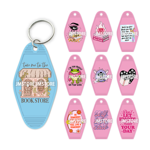 <span class=keywords><strong>Portami</strong></span> in libreria adesivo UV DTF impermeabile di alta qualità per portachiavi Hotel Motel etichette personalizzate citazioni di libri motivazionali - Product Image 1