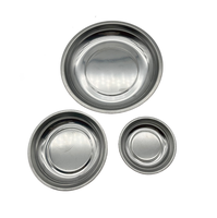 Bol magnétique en acier inoxydable de 4 pouces, plateau à outils magnétique, plateau à vis, écrous, boulons, support pour garage, mécanicien, maison