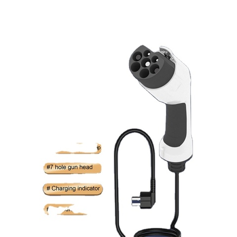 Stainless Steel New Energy Charger for Tesla Y/3 Car Charging Gun and Home Charging Cable Interior Car Accessories