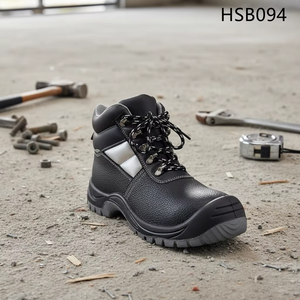 Chaussures de sécurité ZYF pour travaux de démolition, résistantes aux acides et aux alcalis, avec semelle extérieure anti-perforation pour tournage et travail avec outils à lame, avec plaque en acier HSB018 - Product Image 6