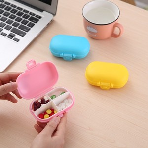 Bán Buôn 4-Ngăn Mini Thuốc Tổ Chức Du Lịch Pocket Thuốc Trường Hợp Chống Ẩm Di Động Cho Y Học Vitamin Lưu Trữ - Product Image 3