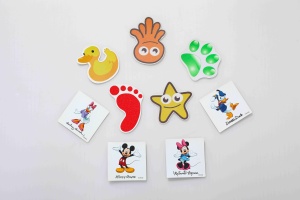 Tùy Chỉnh Vỏ Trứng Logo Nhãn Dễ Thương Điện Thoại Di Động Trang Trí Dán Trái Tim Hình Dạng Ngôi Sao Dính Giấy Điện Thoại Di Động Bao Bì Nhãn - Product Image 6