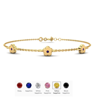 Vente chaude bracelet à breloques pour enfants hypoallergénique en argent sterling avec Zircon rose plaqué rhodium et or bijoux d'anniversaire