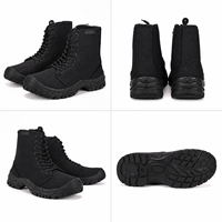 Chaussures de sécurité en toile AOXIANG respirantes à embout d'acier, baskets montantes confortables, anti-perforation, indestructibles, pour la construction, collection automne