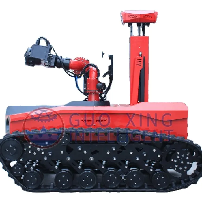 reasonable price intelligent fire fighting robot Spray and cool down the robot at the fire scene