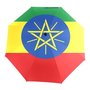 OEM ODM Pongee Straight <b>Umbrella</b> Manufacturer Windproof Double Canopy Golf <b>Umbrellas</b> with Vent for Logo Printing and Resale - Product Image 1