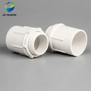 LK Plastic PVC Adaptor With Lock Ring Pvc Hdpe Pipe Fitting Male Female Adaptor