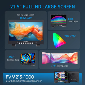 FEELWORLD FVM215-1000 21.5 pouces Pro Studio LCD Monitor 1000nit Full HD IPS 4K60Hz HDMI 3G-SDI Factory Direct Custom Monitor - Product Image 4