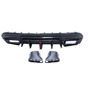 Difusor de punta de escape parachoques trasero labio espada aletas alerón Winglet difusor para <span class=keywords><strong>Mercedes</strong></span> Benz <span class=keywords><strong>GLA</strong></span> clase X156 GLA45 <span class=keywords><strong>AMG</strong></span> 2013-2016 - Product Image 5