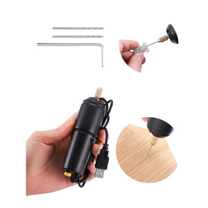 Mini perceuse électrique pour bricolage, alimentée par USB, 5V 2A, outil rotatif, équipement de bijouterie - Product Image 2