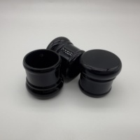 Atomizador de Bomba Cilíndrico Redondo de 15 mm, Estilo Lujoso para Botellas de Perfume y Botellas de Vidrio, Tapas de Botellas de Plástico para Envasado