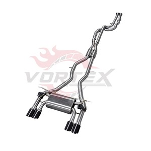 Sistema de escape Catback con válvulas y tubo intermedio de longitud igualada Vortex para BMW F80 M3 F82 F83 M4, silenciador de acero inoxidable para tuning. - Product Image 3