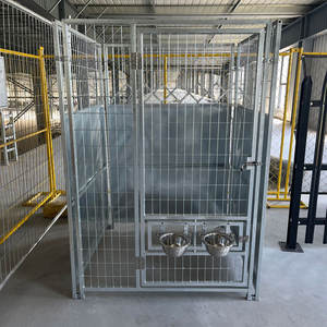 High Quality Outdoor <strong>Dog</strong> <strong>Kennel</strong> Cage 4*8*6ft Steel <strong>Dog</strong> Cage Large <strong>Kennels</strong> for Large <strong>Dog</strong> - Product Image 3