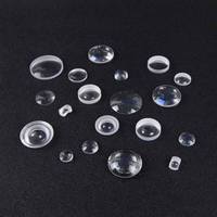 Lentille biconvexe en verre de quartz BK7 K9 personnalisée en usine petite lentille de mise au point sphérique optique Double convexe avec revêtement ar revêtement AR