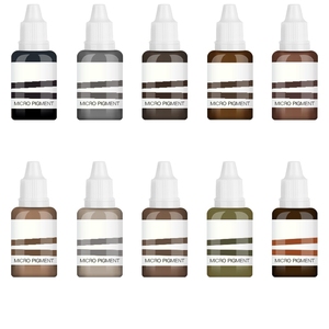 Tinta de Micropigmentación Vegana de 15 ml, Marca Privada, Pigmento para Tatuaje de Cejas con Micropigmentación para PMU - Product Image 5