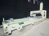Centre d'usinage CNC à 4 axes OUWO Gantry pour profilés en alliage d'aluminium et UPVC, usinage sur trois côtés, configuration unique, axe rotatif