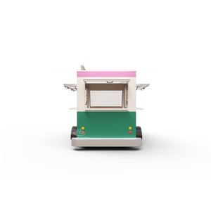 Adorable Carrito de Comida Mini Rosa |   Quiosco de Panadería Estética |   Puesto de Comida Móvil Ligero Personalizado para Pasteles, Donas y Café - Product Image 6