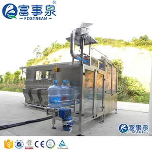 गुआंग्डोंग स्वत: छोटे व्यापार बड़ी बोतल भरने 5 गैलन पानी बॉटलिंग मशीन