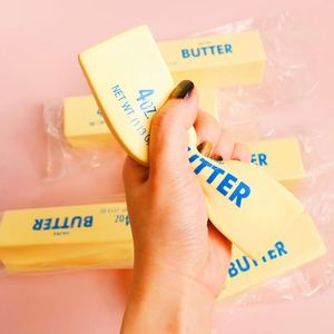 Kawaii Soft Squishy Butter Bar Brick Squeeze Toy with Foam & EVA <b>Material</b> for Girls & Boys - Product Image 4