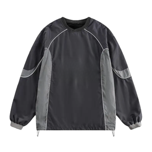 Felpa Sportiva <span class=keywords><strong>da</strong></span> <span class=keywords><strong>Uomo</strong></span> con Collo Tondo Personalizzata, Stile Street, Pullover Casual ad Asciugatura Rapida per Esterno, Felpa Ampia - Product Image 1