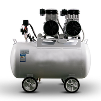Compresseur d'air électrique portatif sans huile, 6 bars 50l, compresseur d'air, à domicile, portable, meilleur prix, en vente