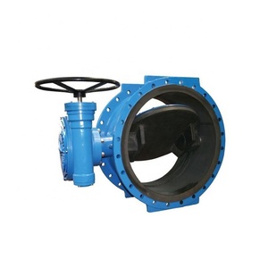 Vanne papillon manuelle à triple décalage en acier moulé DN2000 à grand diamètre avec siège métallique, conformité GOST, fournie par l'usine, livraison gratuite - Product Image 4