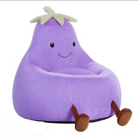 Fauteuil paresseux Tatami pour chambre à coucher, siège en forme d'aubergine pour baie vitrée, fauteuil pouf individuel pour salon, balcon ou chambre d'enfant