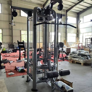 Macchina Professionale SK per Allenamento di Forza, Stazione Multipla a 4 Postazioni con Lat Pulldown e Low Row, Attrezzatura da Palestra di Grado Commerciale - Product Image 4