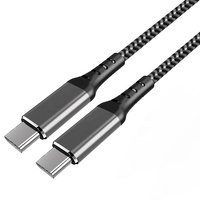 Livraison Gratuite 3A 60W Smart Phone Usb3.2 Gen1 5Gbps Type C Câble en Nylon Charge Rapide Type C Câble Usb