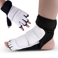 Protège-pieds et protège-mains de Taekwondo respirants, personnalisables, faciles à porter et confortables pour enfants – Ensemble complet de gants de boxe et protections dorsales
