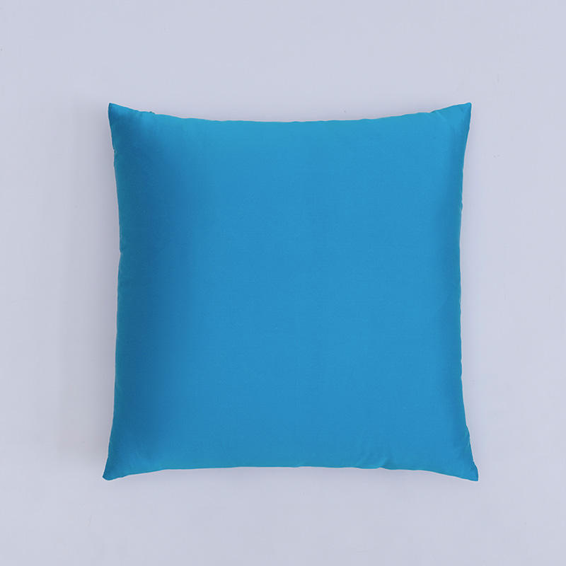 เบาะรองหลังผ้าไหม 19momme สีน้ำเงินแซฟไฟร์