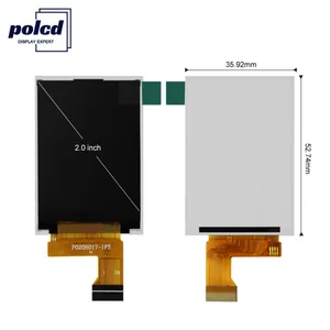 Polcd layar LCD LCM kecil 2 inci, resolusi 240x320 ST7789V IPS View 2 "TFT LCD