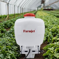 Farmjet 15L/ 20L Gallons Réservoir en plastique antidéflagrant Sac à dos agricole Pulvérisateur manuel