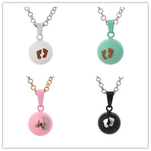 In lega di rame personalizzato tono di pianoforte suoni musicali gioielli di <span class=keywords><strong>gravidanza</strong></span> Baby Bells palla ciondolo <span class=keywords><strong>collana</strong></span> - Product Image 2