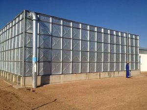 Premium longue durée de vie 500000 litres réservoir d'irrigation <span class=keywords><strong>agricole</strong></span> réservoirs de stockage d'eau en acier pressé galvanisé - Product Image 5