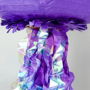 Lanterna di Carta Fai-da-Te a Tema Sirena per Pasqua e Feste Estive in Spiaggia, Decorazioni da Parete per Primo Compleanno Bambine - Product Image 2